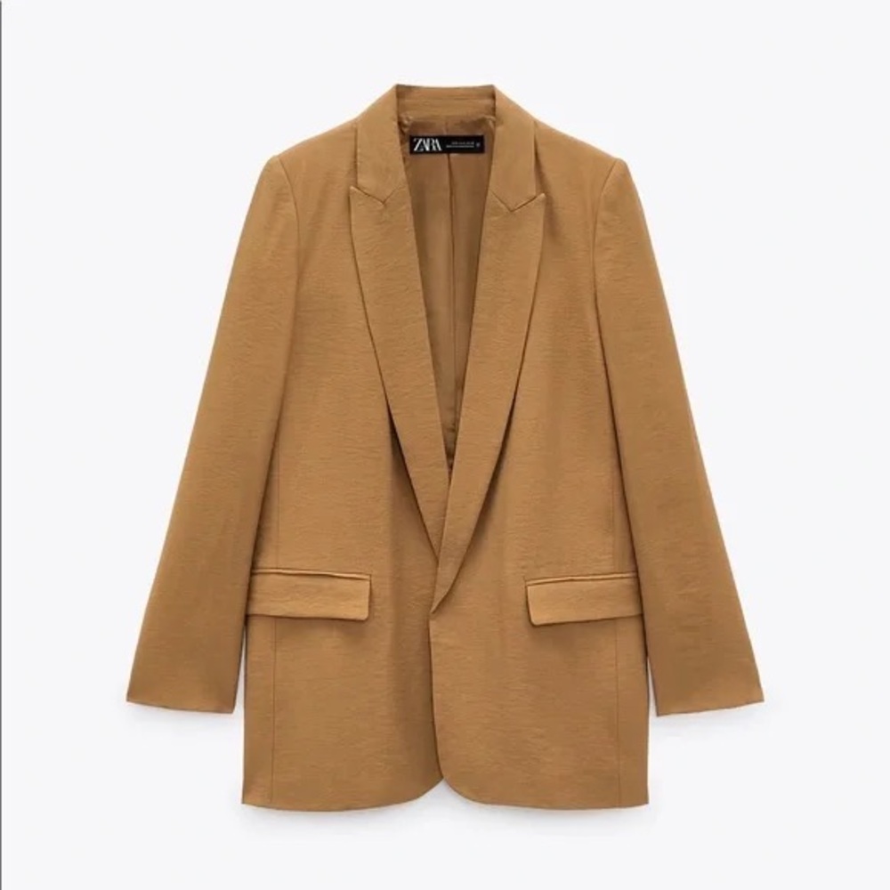 NEVER WORN - Zara Camel Blazer
